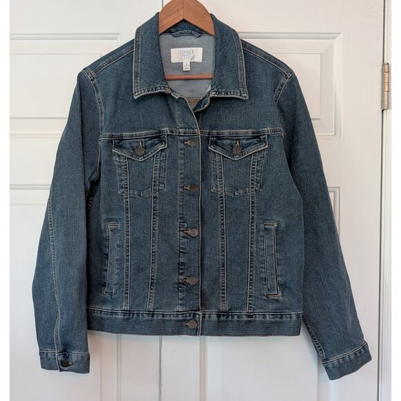Time and Tru Denim Jean Jacket - Picture 1 of 7